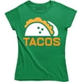thumbnail image 1 of Womens Tacos Tacos Tacos Funny Retro Cinco De Mayo For Girlfriend T-Shirt, 1 of 4