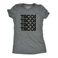 thumbnail image 1 of Womens Tacos Tacos Tacos T Shirt Funny Retro Tee for Ladies Womens Graphic Tees, 1 of 7