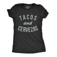 thumbnail image 1 of Womens Tacos and Cervezas Funny T shirts Cool Vintage Graphic Tee Cute Saying Womens Graphic Tees, 1 of 7