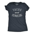 thumbnail image 1 of Womens Tacos and Cervezas Funny T shirts Cool Vintage Graphic Tee Cute Saying Womens Graphic Tees, 1 of 7
