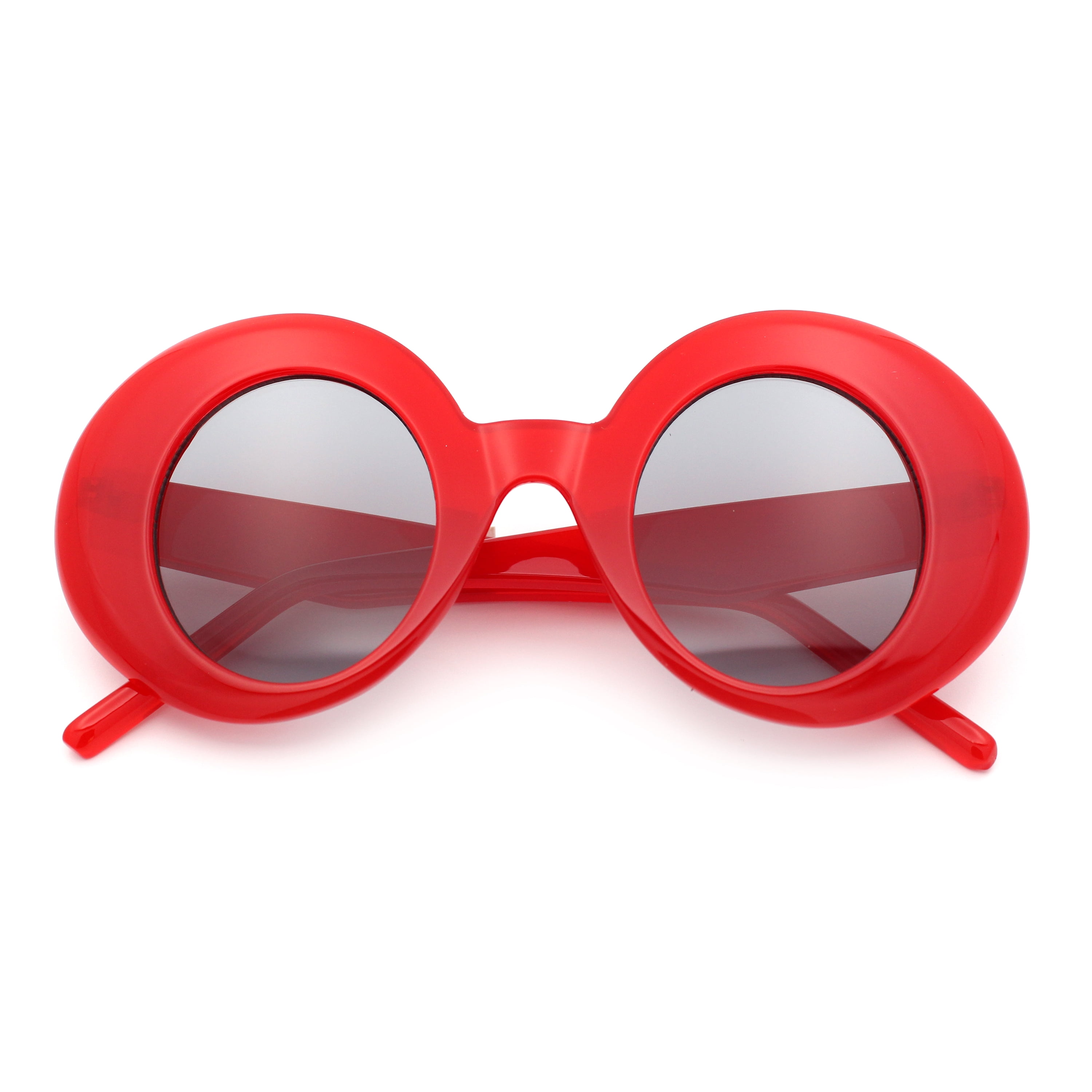 Womens Tall Oval Round Thick Retro Mod Plastic Fashion  display picture 1