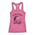 thumbnail image 1 of Womens Tank Fitness Taco In My Mouth Tanktop Funny Shirt, 1 of 5