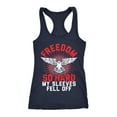thumbnail image 1 of Womens Tank Freedom so Hard My Sleeves Fell Off Tanktop Funny USA 4th of July Shirt, 1 of 8