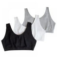thumbnail image 1 of Womens Tank Style Sports Bra 3-Pack Invisibles Bra Comfort Sports Sleep Underwear, 1 of 1