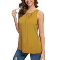 thumbnail image 1 of Tbopshirt Womens Tank Top Women's Fashion Summer Sleeveless Solid Light Breathable Tank Tops, 1 of 5