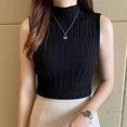 thumbnail image 1 of Womens Tank Top Clearance Women's Tank Tops Summer Trendy Shirts Casual Sleeveless Blouse Solid T Shirts Women Blouse, 1 of 4