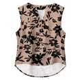 thumbnail image 1 of Womens Tank Top Cotton Linen V Neck Button Sleeveless Tops Basic Shirt Summer Clothes for Daily Beach Vacation, 1 of 5
