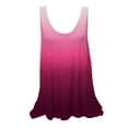 thumbnail image 1 of Womens Tank Top Loose Crew Neck Sleeveless T-Shirt No Positioning Printing Round-Neck Tank Tops Casual Summer Strappy Vests Tops, 1 of 5