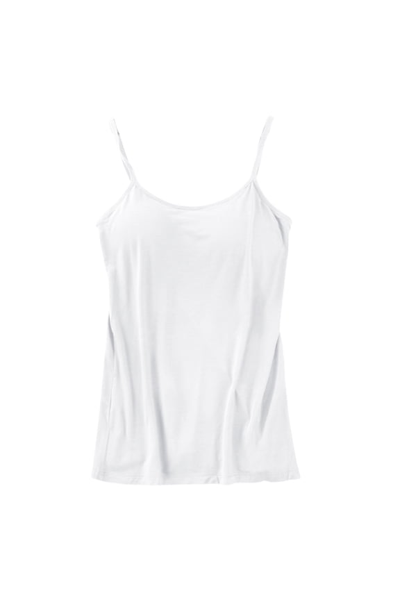 Womens Tank Tops 1PC Set Cotton Camisole Adjustable Frame Bra Stretch Undershirt Workout Tops for Women