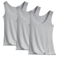 thumbnail image 1 of Womens Tank Tops 3-Pack Soft Sleeveless Base Layer Casual Summer Top, 1 of 2