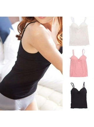 Bras Top For Women Tank Tops Adjustable Strap Camisole With Built