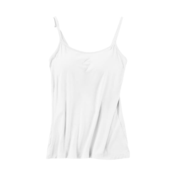 Womens Tank Tops With Built In Bra Women's Tanks & Camis Workout Crop Tops Womens Summer Tops Racerback Tank With Built In Bra Bra Tank Tops Workout Tops Cami With Built In Bra Fitted Basic Tops