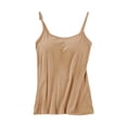 thumbnail image 1 of Womens Tank Tops With Built In Bra Workout Tops Bra Tank Tops Yoga Tank Top V Neck Tank Top Racerback Tank With Built In Bra Basic Tops Spaghetti Strap Tank Top Cami With Built In Bra Flowy Tops, 1 of 5