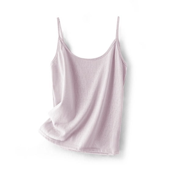 Womens Tank Tops- Cami Tank Tops for Womens Loose Spaghetti Strap Sleeveless Camisoles Casual Solid Color Undershirt Beach Vacation Wear Gray XXL