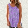 thumbnail image 1 of Womens Tank Tops under $5 Solid Round-Neck Sleeveless Loose Pullover T-shirt, 1 of 5