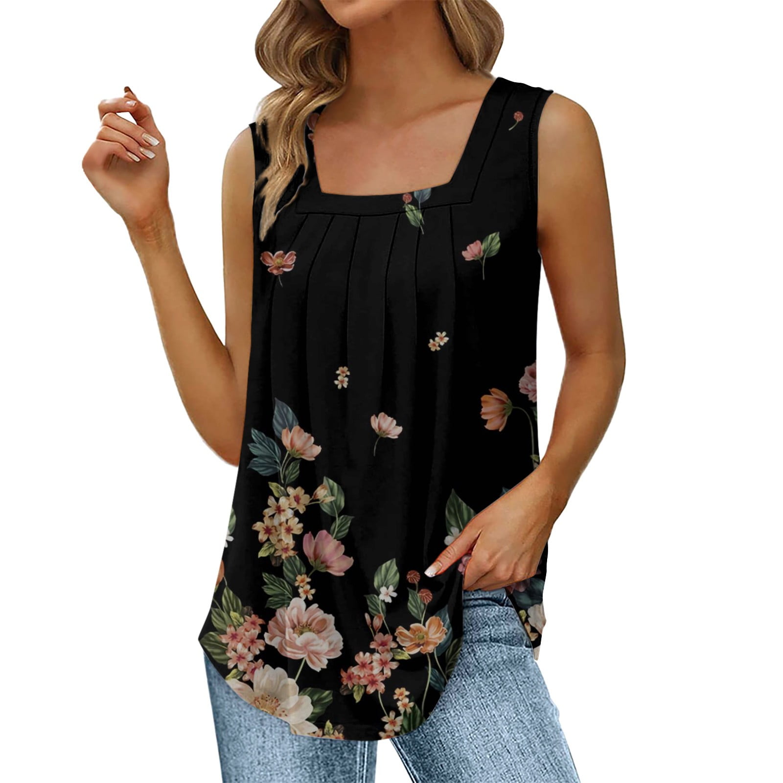 loose tank tops cotton