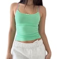 thumbnail image 1 of Womens Tank Tops Double Lined Lace Square Neck Cami Top, 1 of 6
