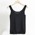 thumbnail image 1 of Womens Tank Tops Fashion Solid Color Crew Neck Shirts Casual Loose Fit Sleeveless Standard Straps Summer Tops, 1 of 5