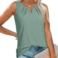 thumbnail image 1 of Womens Tank Tops Loose Fit Casual Sleeveless Tops Keyhole Neck Trendy Summer Tops Flowy Clothes Outfits 2025, 1 of 6
