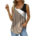 thumbnail image 1 of Womens Tank Tops Loose Fit Flowy Beach Tank Tops Sleeveless Square Neck Pleated Casual Summer Tank Shirts Blouses Tunics, 1 of 5