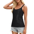 thumbnail image 1 of Womens Tank Tops Sevevn Sequin Tops for Women Party Sleeveless Flowy Sparkle Shimmer Camisole Black S, 1 of 7