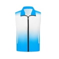 thumbnail image 1 of Womens Tank Tops- Sleeveless Vest for Women Fashion Gradient Print Full Zip Lightweight Casual Vest Jacket For Fishing Hiking Travel Light Blue XXXXL, 1 of 5