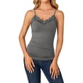 thumbnail image 1 of Womens Tank Tops Summer Sleeveless Undershirts Layering Basics Workout, 1 of 5