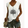 thumbnail image 1 of Womens Tank Tops Summer T Shirts Sleeveless Casual Loose Tunic Blouses, 1 of 4