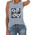 thumbnail image 1 of Womens Tank Tops Summer T Shirts Sleeveless Casual Loose Tunic Blouses, 1 of 3
