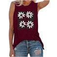 thumbnail image 1 of Womens Tank Tops Summer T Shirts Sleeveless Casual Loose Tunic Blouses, 1 of 3