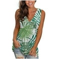 Womens Tank Tops, Womens Summer Tops V Neck Sleeveless Shirts Graphic