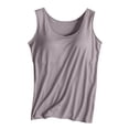 thumbnail image 1 of Womens Tank Tops Turtleneck Slim Blouse Shirt Sleeveless Solid Gray Tank Tops for Women, 1 of 9