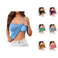 thumbnail image 1 of Womens Tank Tops with Built in Bras Stretchy Spaghetti Strap Racerback Padded Camisole Tops Basic Tanks, 1 of 7