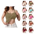thumbnail image 1 of Womens Tank Tops with Built in Bras Summer Spaghetti Strap No Underwire Basic Tanks Camisole Top, 1 of 5