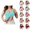 thumbnail image 1 of Womens Tank Tops with Built in Bras Summer Spaghetti Strap No Underwire Basic Tanks Camisole Top, 1 of 5