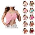 thumbnail image 1 of Womens Tank Tops with Built in Bras Summer Spaghetti Strap No Underwire Basic Tanks Camisole Top, 1 of 5