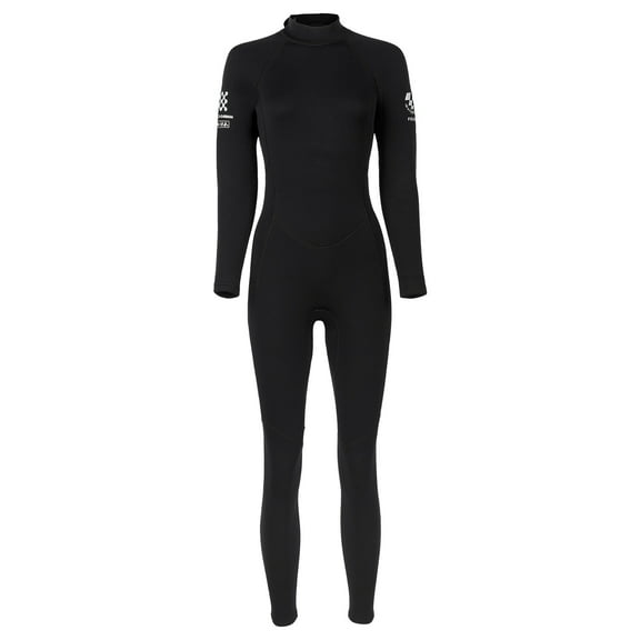 Womens Tankini Bathing Suits 3mm Wetsuit Long-Sleeved Cold-Proof Wetsuit Snorkeling Surfing Winter Swimming Warm Wetsuit Black,S