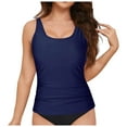 thumbnail image 1 of Womens Tankini Tops Only Tummy Control Swim Tank Top Modest Swimsuit Top Bathing Suit Top No Bottom, 1 of 9
