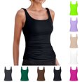 thumbnail image 1 of Womens Tankini Tops V Neck Triangle Swim Bathing Suit Athletic Swimwear Top Only, 1 of 7