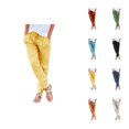 thumbnail image 1 of Womens Tapered Pants Drawstring Back Elastic Waist Pants Casual Trousers With Pockets Casual Womens Pants, 1 of 6