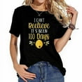 thumbnail image 1 of Womens Teacher 100 Days Of School Pun Shirt 100th Day Bee Gift Idea T-Shirt, 1 of 4