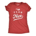 thumbnail image 1 of Womens Team Nice T Shirt Funny Xmas Party Santas List Tee for Ladies Womens Graphic Tees, 1 of 7