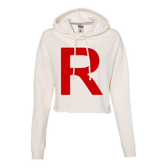 Womens Team Rocket Cropped Hooded Sweatshirt