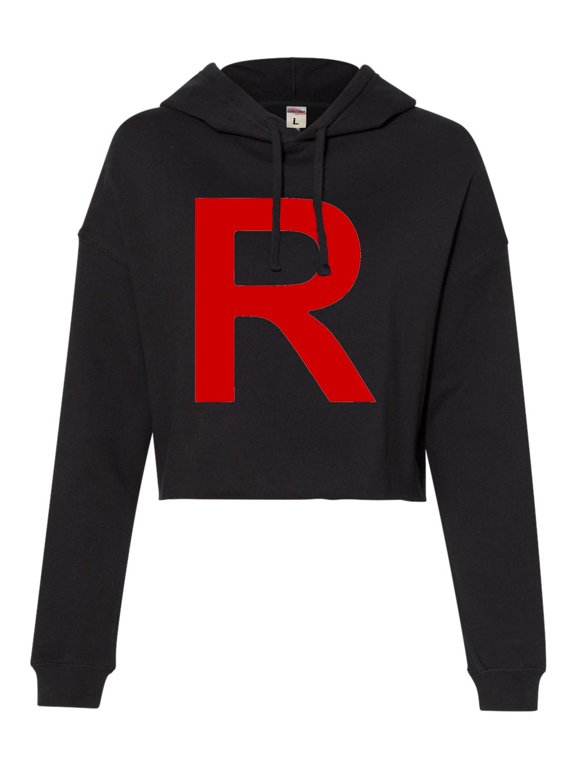 Womens Team Rocket Cropped Hooded Sweatshirt