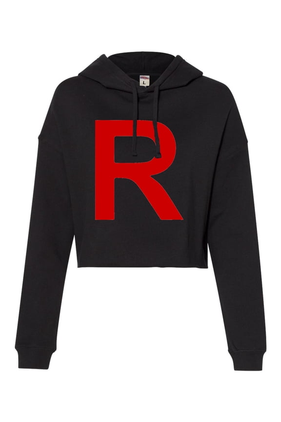 Womens Team Rocket Cropped Hooded Sweatshirt