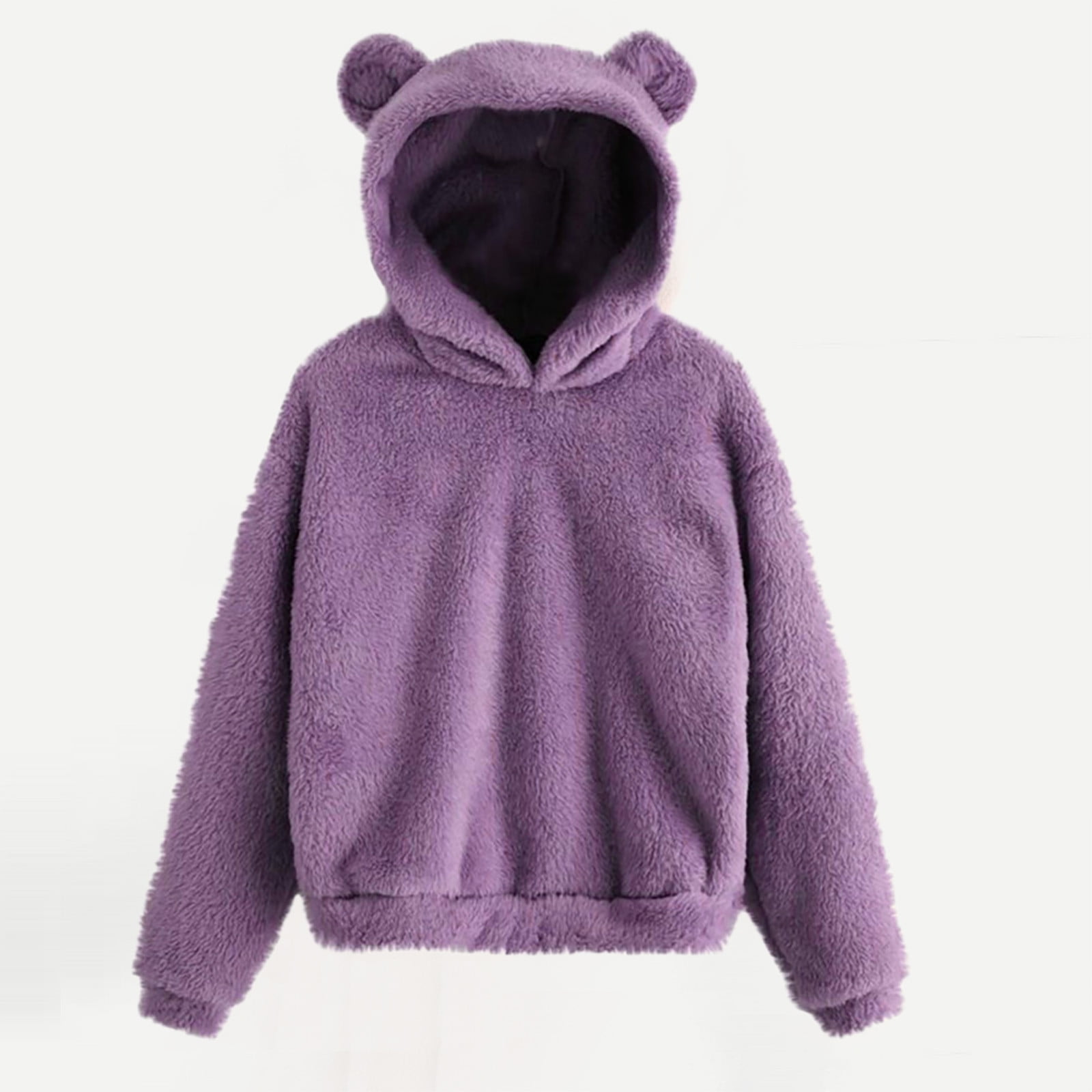 Womens Teddy Bear Fleece Hoodie Hoodies Fleece Oversized