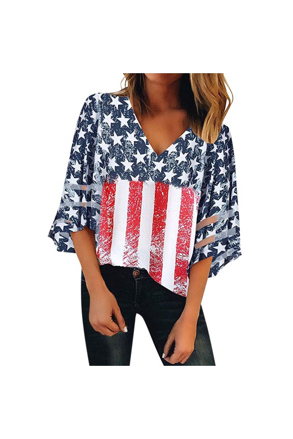 Womens Tee Casual V Neck Mesh Panel Short Sleeve Beach Essentials for Women,Red,3XL