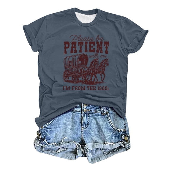 Womens Tee Floral Print Stylish Fit Design Plus Size Womens Clothing,Navy,2XL