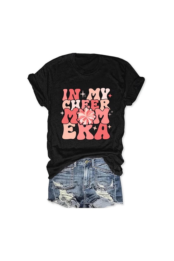 Womens Tee Short Sleeve Floral Print V Neck Comfort Style Petite Clothing for Women,Black,S