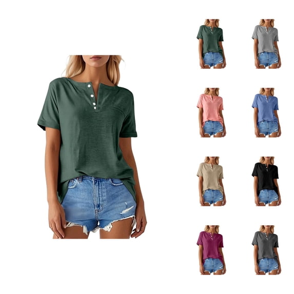 Womens Tees Short Sleeve Crewneck Oversized T Shirts Casual Loose Fit Lightweight Summer Tops Everyday Outfit